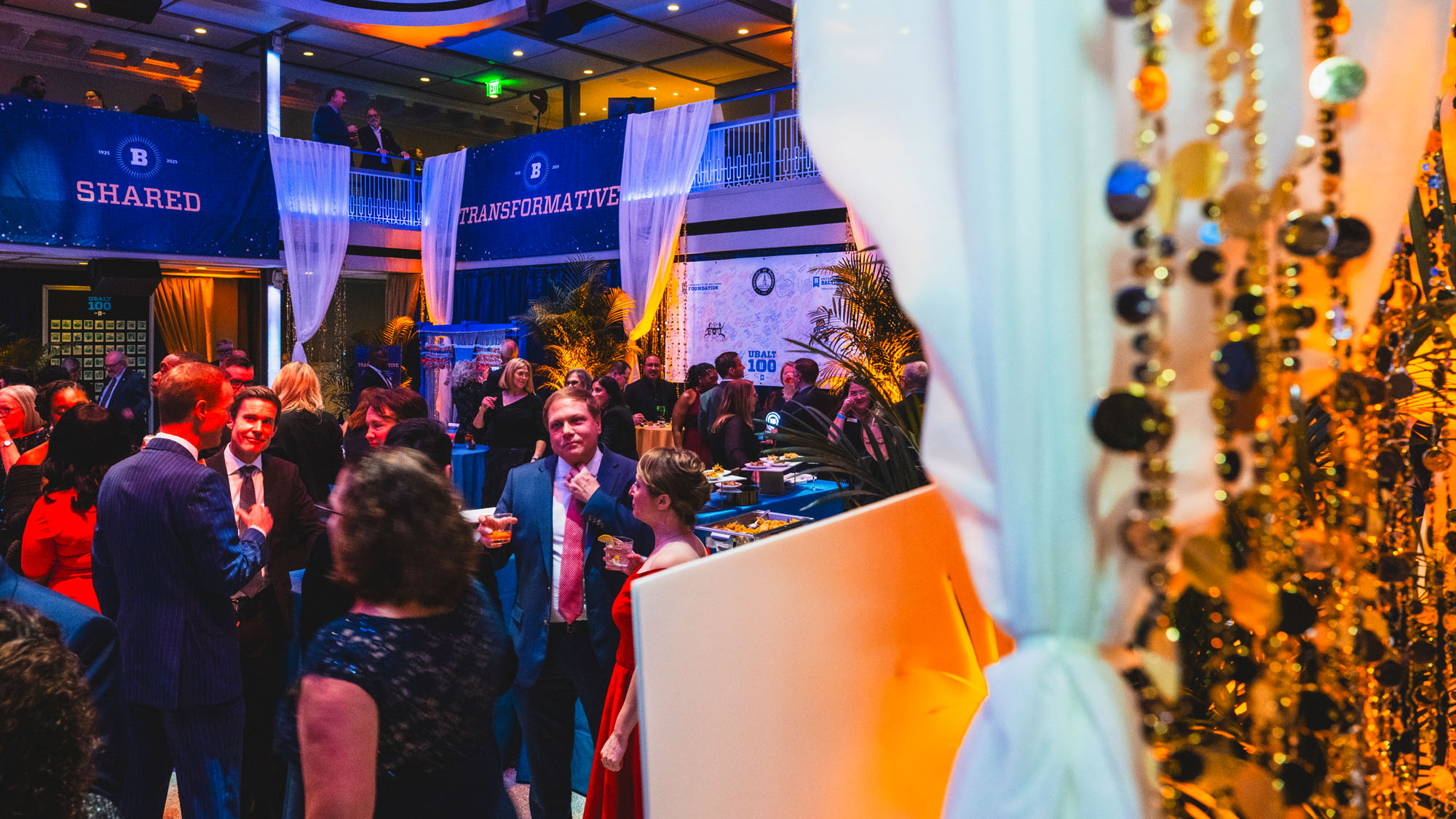 Guests enjoy the music, exhibits, food and conversation during the Celebration.